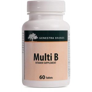 Комплекс витаминов группы В, вегетарианский,  Multi B, Genestra Brands, 60 таблеток