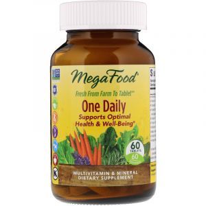 Мультивитамины, One Daily, MegaFood, 1 в день, 60 таблеток (Default)