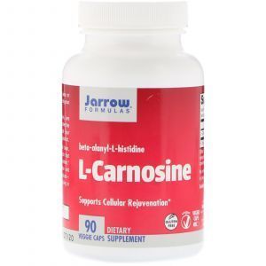 Карнозин, L-Carnosine, Jarrow Formulas, 500 мг, 90 капсул. (Default)