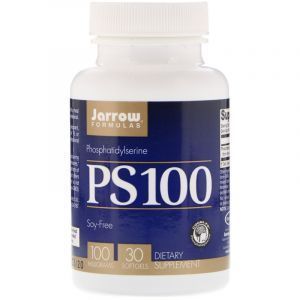 Фосфатидилсерин, PS 100, Jarrow Formulas, 100 мг, 30 гелевых капсул (Default)