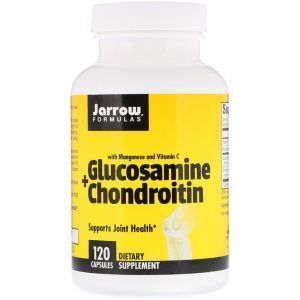 Глюкозамин хондроитин, Glucosamine + Chondroitin, Jarrow Formulas, 120 капсул (Default)