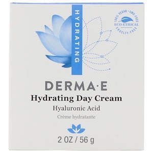 Дневной крем с гиалуроновой кислотой, Hydrating Day Cream, Derma E, (56 г)