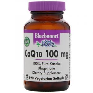 Коэнзим CoQ10 (убихинол), Bluebonnet Nutrition, 100 мг, 120 капсул (Default)