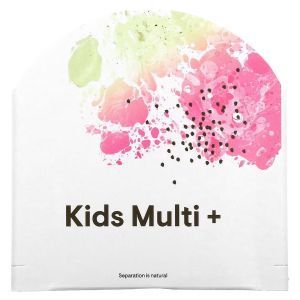 Мультивитамины для детей, 4-12 лет, Kids Multi+, Thorne Research, со вкусом клубники и киви, 30 дисков
