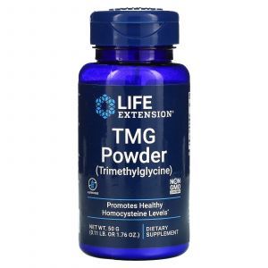 Триметилглицин, TMG, Life Extension, порошок, 50 г
