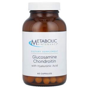 Глюкозамин хондроитин с гиалуроновой кислотой, Glucosamine Chondroitin with Hyaluronic Acid, Metabolic Maintenance, 60 капсул