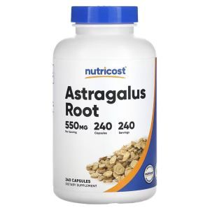 Корень астрагала, Astragalus Root, Nutricost, 550 мг, 240 капсул