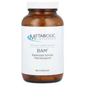 Комплекс аминокислот, BAM, Metabolic Maintenance, 180 капсул