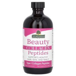 Коллагеновые пептиды красоты, Beauty Collagen Peptides, Nature's Answer, ягоды, 240 мл