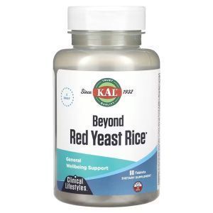 Красный дрожжевой рис + кардио комплекс, Beyond Red Yeast Rice, KAL, 60 таблеток