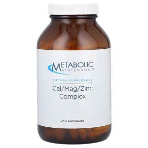 Кальций, магний, цинк,  Cal/Mag/Zinc Complex, Metabolic Maintenance, 240 капсул