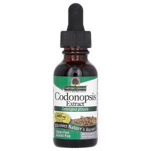 Кодонопсис экстракт, Codonopsis Extract, Nature's Answer, без спирта, 2000 мг, 30 мл