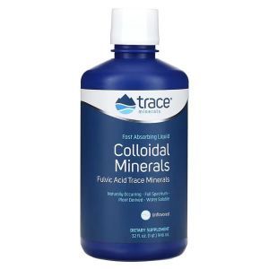 Коллоидные минералы, Colloidal Minerals, Trace Minerals ®, без вкуса, 946 мл