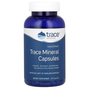 Минералы, ConcenTrace Trace Mineral, Trace Minerals ®, ConcenTrace, 270 капсул