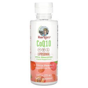 Коэнзим CoQ10 липосомальный, CoQ10 Liposomal, MaryRuth's, со вкусом цитруса и персика, 225 мл