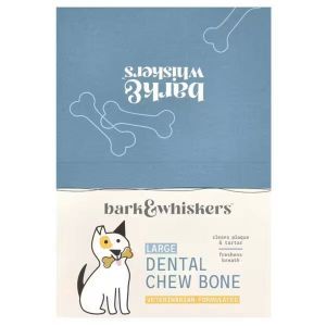 Жевательные кости для собак, здоровье зубов, Dental Chew Bone, For Dogs, Large, Dr. Mercola, 12 косточек, каждая по 59 г