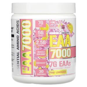 Незаменимые аминокислоты, EAA 7000, EVLution Nutrition, со вкусом розового лимонада, 309 г