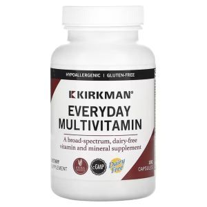 Мультивитамины, Everyday Multivitamin, Kirkman Labs, для ежедневного использования, 180 капсул
