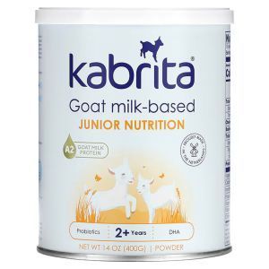 Детская смесь на козьем молоке, Goat Milk-Based Junior Nutrition Powder, Kabrita, для детей от 2 лет, 400 г