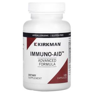 Укрепление иммунитета, Immuno-Aid Advanced Formula, Kirkman Labs, 120 вегетарианских капсул