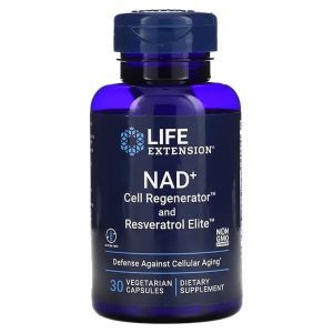 Никотинамид рибозид с ресвератролом, Life Extension, 30 капсул