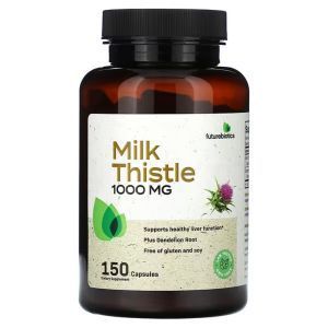 Расторопша, Milk Thistle, FutureBiotics, 1000 мг, 150 капсул