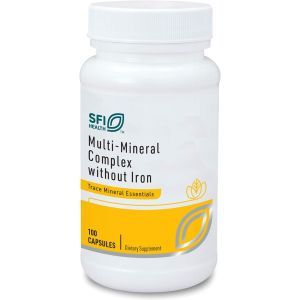 Мультиминеральный комплекс без железа, Multi Mineral Complex, Klaire Labs, 100 капсул