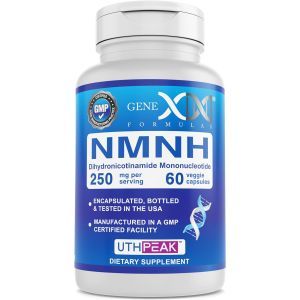 Дигидроникотинамид мононуклеотид NMNH, Dihydronicotinamide Mononucleotide, Genex Formulas, 250 мг, 60 вегетарианских капсул