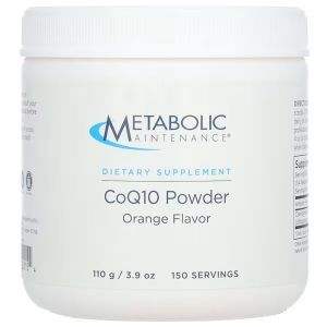 Коэнзим Q10 в порошке, CoQ10 Powder, Metabolic Maintenance, со вкусом апельсина, 110 г