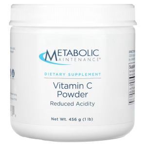 Витамин С порошок, Vitamin C Powder, Metabolic Maintenance, 456 г