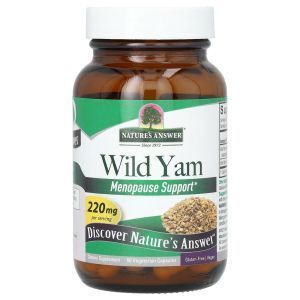 Дикий ямс, Wild Yam, Nature's Answer, 220 мг, 60 вегетарианских капсул
