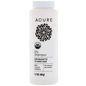 Cухой шампунь для темных волос, Dry Shampoo, Acure Organics, 48 г