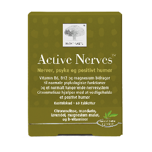 Поддержка нормальной функции нервной системы, Active Nerves, New Nordic, 60 таблеток
