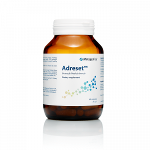 Адаптоген, травяная формула, Адресет, Adreset, Metagenics, средство от усталости и стресса, 60 капсул