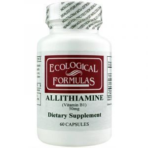Аллитиамин (витамин В1), Allithiamine, Ecological Formulas, 50 мг, 60 капсул