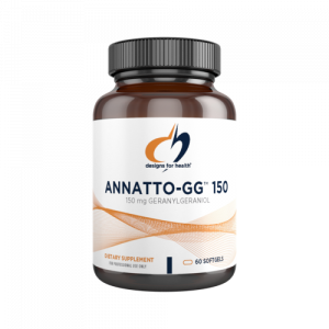 Поддержка здорового старения, геранилгераниол, Annatto-GG, Designs for Health, 150 мг, 60 гелевых капсул
