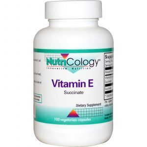 Витамин E, Vitamin E, Succinate, Nutricology, 100 кап.