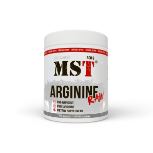 Аминокислота аргинин, Arginine RAW, MST, 500 г