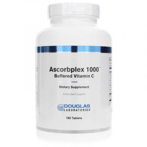Вітамін С буферизований, Ascorbplex 1000 (Buffered), Douglas Laboratories, з кальцієм, магнієм та калієм, 180 таблеток
