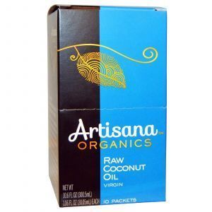 Кокосовое масло холодного отжима, Artisana, 10 пакетов