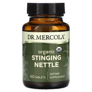 Крапива жгучая, Organic Stinging Nettle, Dr. Mercola, органик, 60 таблеток