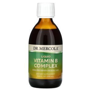 Комплекс витаминов группы В, Liquid Vitamin B Complex, Dr. Mercola, жидкий, со вкусом цитруса, 290 мл