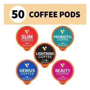 Набор кофе в капсулах "Разнообразные бестселлеры", Best Seller Coffee Pods Variety Pack, VitaCup, 50 капсул