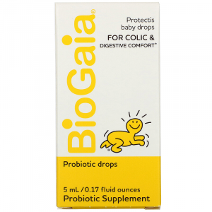 Пробиотики для детей грудного возраста, Probiotic Supplement, BioGaia, ProTectis, от колик, для улучшения пищеварения,5 мл