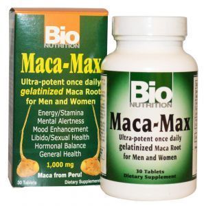 Мака, Bio Nutrition, 1000 мг, 30 таб. 