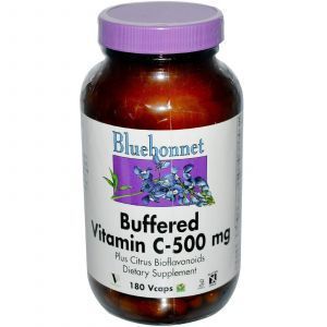 Витамин С буферизированный, Bluebonnet Nutritions, 180 кап.