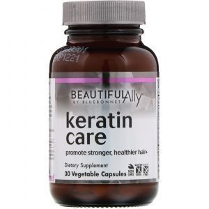 Кератин, Keratin Care, Bluebonnet Nutrition, 30 кап.
