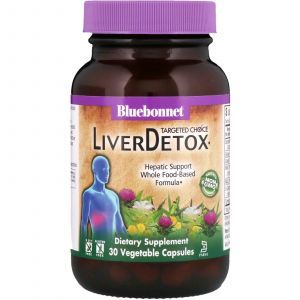 Очистка печени, Liver Detox, Bluebonnet Nutrition, 30 кап.