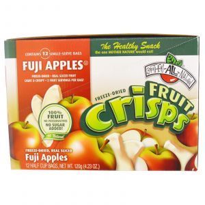 Яблочные чипсы, Fruit Crisp, Brothers-All-Natural, 12 пак.