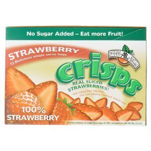 Клубничные чипсы, Real Crisps Sliced Strawberries, Brothers-All-Natural, 12 пак.